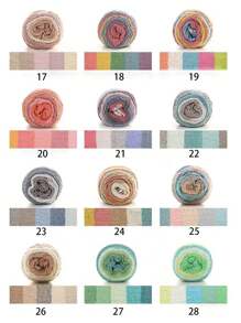 100克/卷彩虹纱5股段染纱DIY手工针织纱适用于毛衣帽子围巾沙发垫蛋糕纱193米 - 彩色 - 查看 3