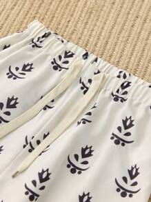 Breezaya Pantaloni casual da donna con stampa digitale stile vacanza, stampa casuale