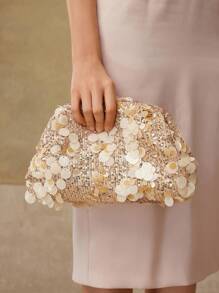 MOTF PREMIUM VÍ CLUTCH SEQUIN SANG TRỌNG DÀNH CHO NỮ - Rượu sâm banh - Xem 6