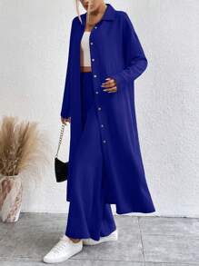 SHEIN LUNE 女士日常两件套服装