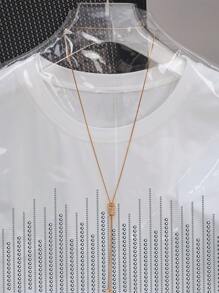 SHEIN Plus Size Women's Sparkly Diamond-Decorated T-Shirt - White - View 3