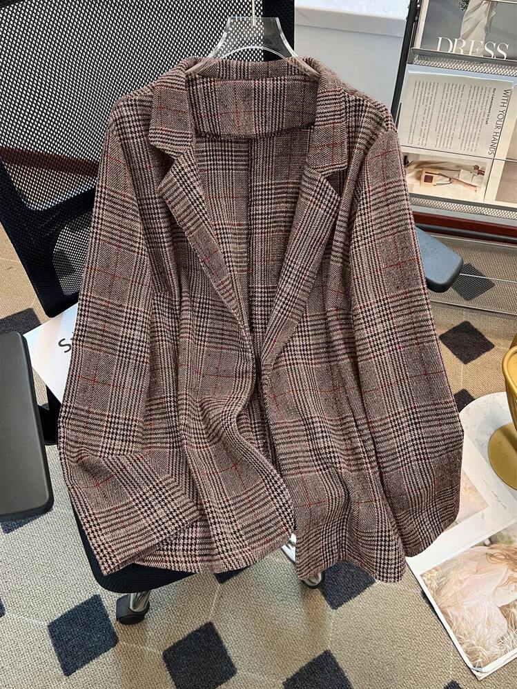 SHEIN Clasi Traje de manga larga sencillo y de moda para tallas grandes en verano - Multicolor - Añade 1