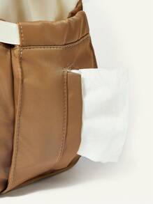 Cozy Pixies Khaki Bear Mother Bag, Convenient To Carry Outdoors, Large Capacity With Insulation Layer, Can Store Bottles, Multifunctional Diaper Bag - Coffee Brown - View 11