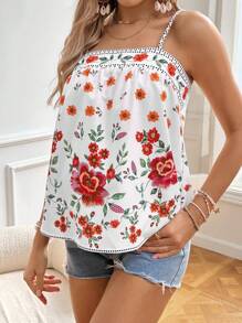 SHEIN Débardeur de maternité casual à imprimé floral