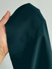 Breezaya Plus Size Solid Deep V Sexy Elegant Jumpsuit, Suitable For Summer - Dark Green - View 7