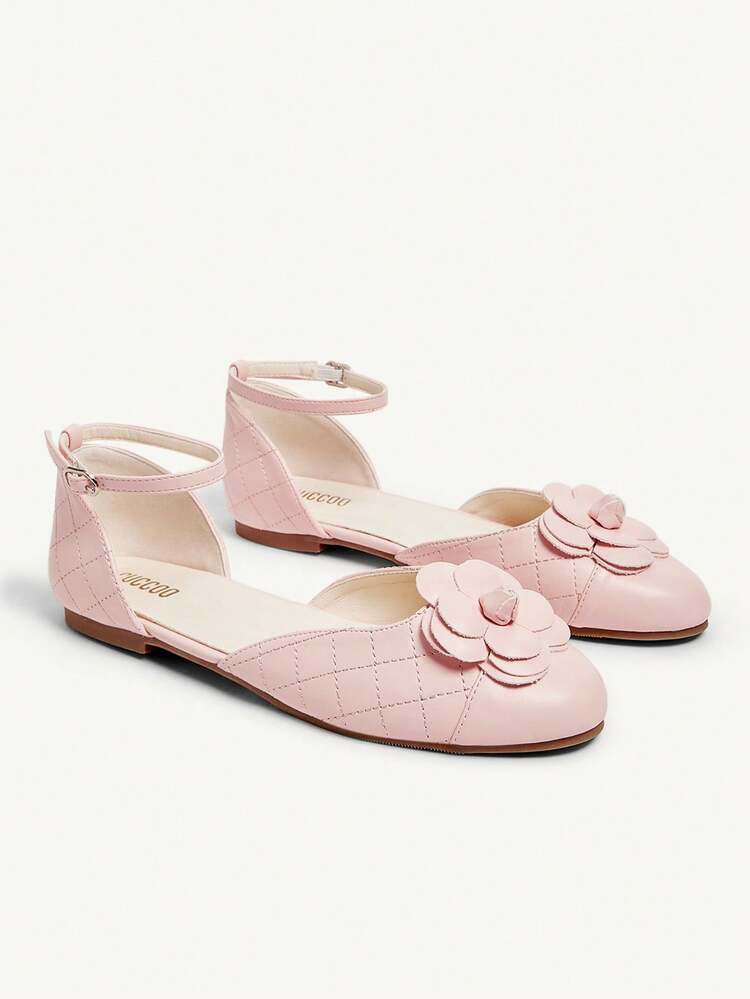 CUCCOO CHICEST Round Toe Floral Elegant Women's Flat Shoes