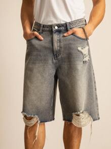 SWAVVY Men's Woven Casual Loose Shorts, Fashion Daily Young Wear