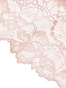 LUVLETTE Super Soft TENCEL™ Modal Pink Lace Inset Button Up Airy Women Pajama Set Lingerie Pants With Pockets Lingerie Bridal Intimates - Pink - View 11