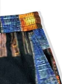 Manfinity RSRT Men Pants,Men's Color Block Patchwork Pants Trousers Mid Waist Drawstring Elastic Waist Hawaiian Casual Outdoor Party Evening Wear Holiday Straight Leg Trousers Summer Spring Fall 3D Print Men S Clothes Men Pants Patchwork Jeans Men Clothing Men Pants Boho Pants Men