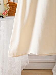 Tween Girl Cute Bow A-Line Dress, Buy 1 Get 2 Free, Includes Dress With Bag