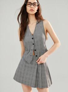 女士日常两件套服装 - 淺灰色 - 查看 5