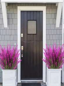 10pcs Artificial Plants, Fake Greenery For Outdoor Home Decor, High Quality Anti-Oxidation Boston Fern With Real Touch, For Kitchen/Room, Wall Decor Indoor/Outdoor Hanging Planters, Spring Summer Garden Yard Decor,Fake Flowers Home Decor, Mother's Day Decor, Festival Decor