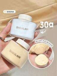 SHEGLAM Blur in a Bottle Polvo fijador suelto Marca Belleza Maquillaje Cosmético para Mujeres Niñas Perfecto para Invierno Ideal para Y2K Elegante Moda Adecuado para Cumpleaños Navidad Regalo Fiesta Listo Mejor Color