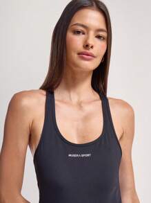 Musera Sport Women Active Dresses Gym Fitness - Black - View 3