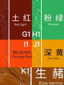 50ml/1.69oz Phoenix Picasso Oil Painting Pigment Aluminum Tube Art Painting Creation Art Professional Pigment