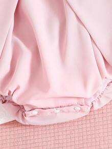 Souflis Souflis 女宝宝无袖泡泡袖连体衣，蝴蝶结装饰。全新上市，舒适时尚优雅甜美可爱，日常穿搭必备