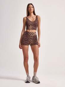 Musera Sport Sportliches Gym Crop Top mit Bindung, für Padel, Tennis, Pickleball