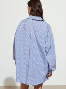 Aveloria GENKIRA Women Two Pieces Outfits For Daily Wear Fall Cloth For Women - Blue and White - View 2