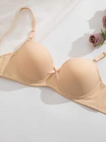 SHEIN 5 件装多色钢圈塑形文胸，可调节肩带，女士内衣 - 彩色 - 查看 7