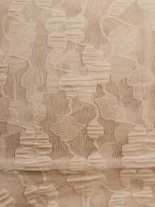 MUSERA Extreme Square Neck Patterned Lace Strappy Cropped Top For Ibiza, Holiday, Spring, Summer, Vacation, Beach, White Isle