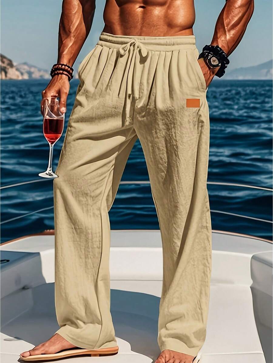 Manfinity RSRT Men Pants, Men's Vacation Clothes Vacation Outfits For ...
