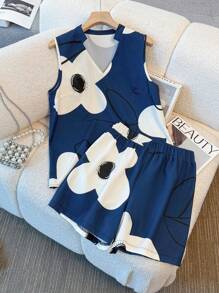 Franclia Women Two Pieces Outfits For Daily Wear - Multicolor - View 3