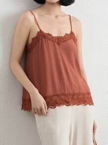 EMERY ROSE قمصان صيفية للنساء أطقم صيفية للنساء أطقم عطلة، أطقم خروج للنساء قمصان صيفية جميلة للنساء ، أطقم شاطئ صيفية أوروبية للنساء - بني - مشاهدة 1