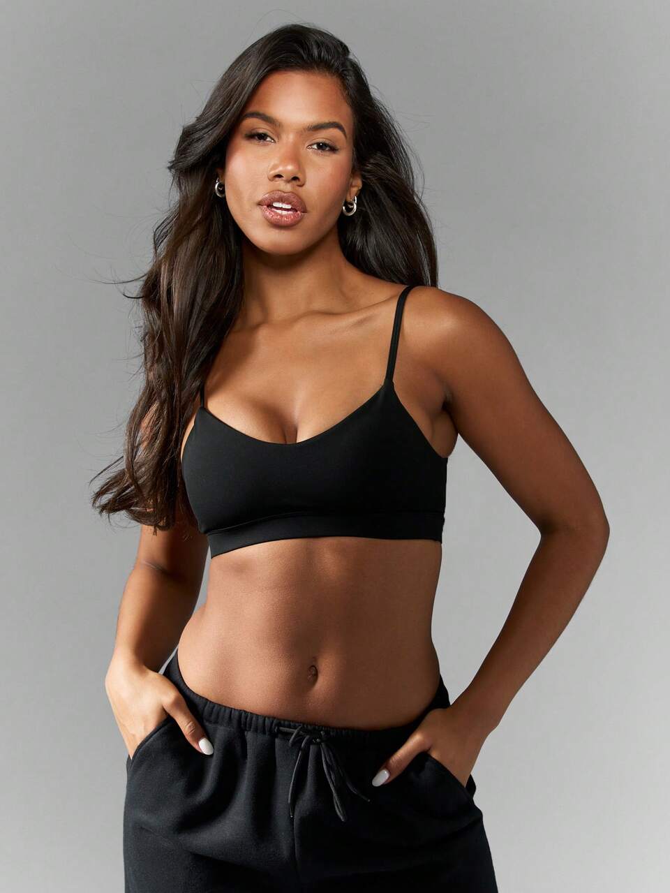 MISSGUIDED Soutien-gorge de sport à fort impact avec bretelles réglables