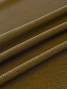 SHEIN EZwear Summer Country Concert Outfit   Butterfly Printed Sleeveless Mesh A-Line Dress - Brown - View 6