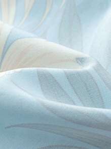 Manfinity Swimmode Men's Tropical Plant Print Drawstring Waist Pocket Beach Shorts Men Swim Trunks, Hawaiian - Multicolor - View 8