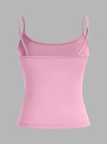 SHEIN EZwear 3 件套女士细肩带短款性感紧身吊带背心，适合夏季