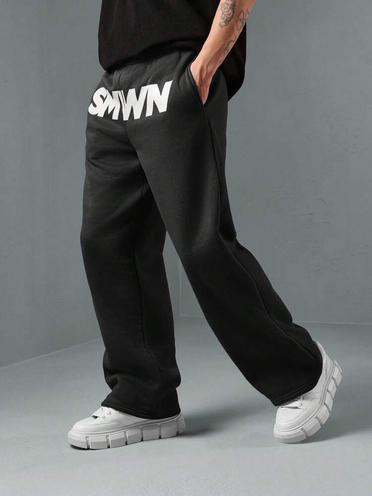 Baggy Wide Leg Fleece Sweatpants