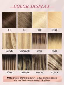 Clip In Hair Extensions Real Human Hair, Highlight Light Brown With Platinum Blonde 120g 7pcs Clip In Extensions Straight Remy Hair Clip In Hair Extensions