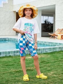 Tween Girls Summer Setsholiday,Summer,Travel,Getaway - White - View 5