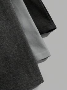 RueChic Men Cottonline 3pcs Pack Drawstring Patched Regular Short - Multicolor - View 5