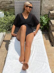 Livesso 1 pezzo Costume da bagno intero da donna, adatto per terme, spiaggia e vacanza