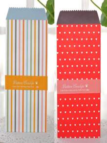 SHEIN 25 Pcs Colored Envelopes 10 Unique Design Cute Coin Invitation Gift Card Postcard Colorful Envelopes , Polka Dot - Multicolor - View 6