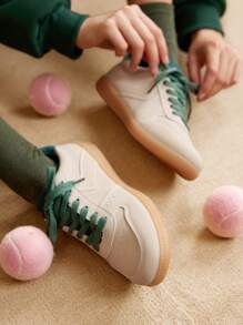 CUCCOO EASI 女士米色休闲运动鞋 - 棕色 - 查看 5