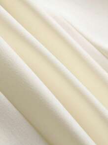 Franclia 女士纯色西装外套、背心和短裤套装，春夏 - 杏色 - 查看 5