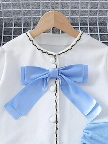Bộ 2 món áo khoác sang trọng thanh lịch và váy hai dây cho bé gái tuổi mới lớn - Nhiều màu - Xem 5