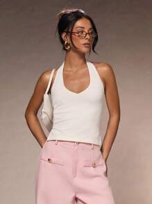 Glamine Apricot Young Lady Aesthetic Textured Fabric Long Pants, Suitable For Everyday, Office And Family Gathering - Pink - View 6