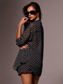 Athîral 女士日常两件套服装 - 黑與白 - 查看 5