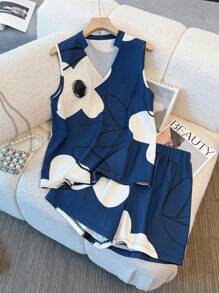 Franclia Women Two Pieces Outfits For Daily Wear - Multicolor - View 1