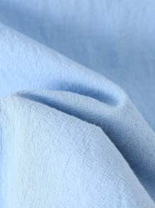 Loomiva 男童纯色Polo领短袖休闲衬衫