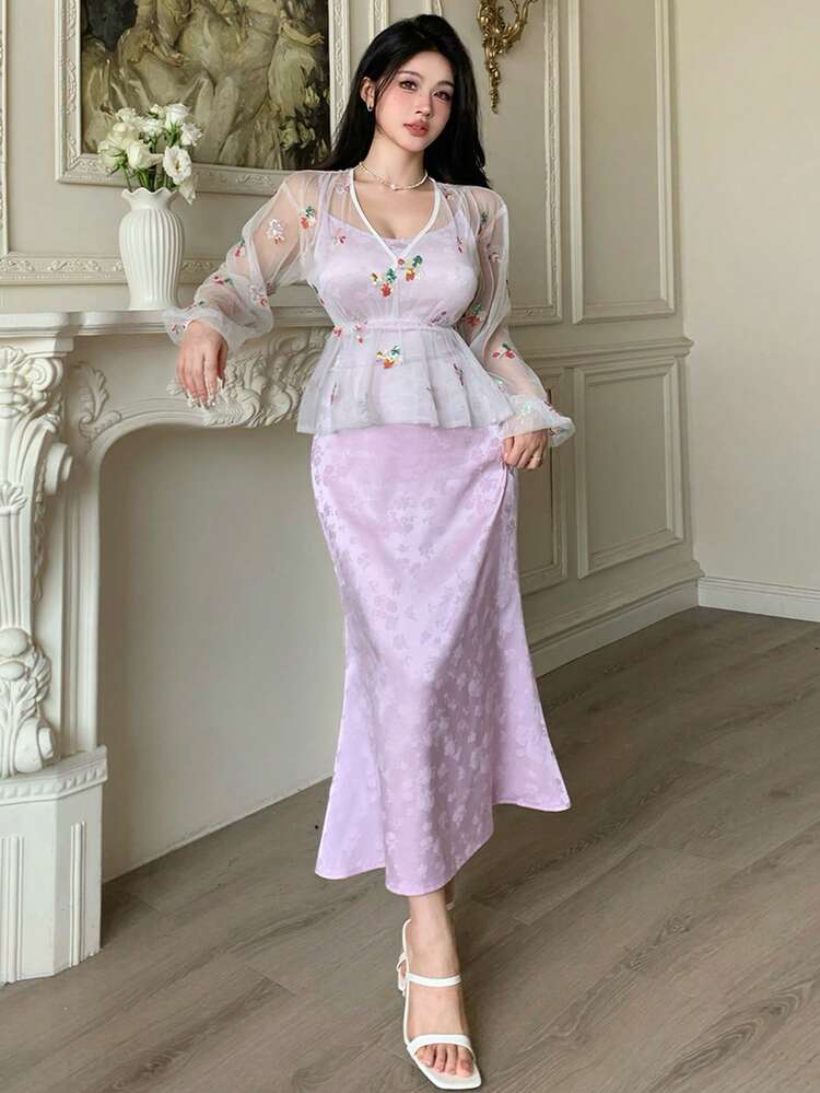 Women Two Pieces Outfits For Daily Wear,Ruffle,Fall Women Clothes