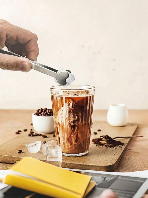 2 piezas/4 piezas/6 piezas/8 piezas Pinzas pequeñas con forma de corazón, pinzas pequeñas con forma de corazón de acero inoxidable finas, perfectas para aperitivos y frutas, para ocasiones de barra de café y té