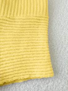 Elamini Pantalones cortos de punto de color rosa con estampado de estrella de mar