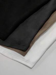 SHEIN Áo thun nữ cổ tròn màu trơn đơn giản có dây đeo mảnh có thể điều chỉnh, mùa hè - Nhiều màu - Xem 5