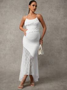 MaterniChic Maternity Two Pieces Suits Maternity 2 Pieces Set White - White - View 6