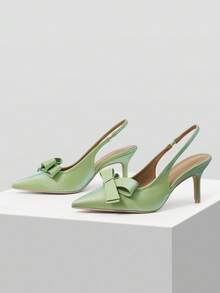 PREMIUM TACONES ALTOS DE PUNTA FINA - Verde - Ver 9
